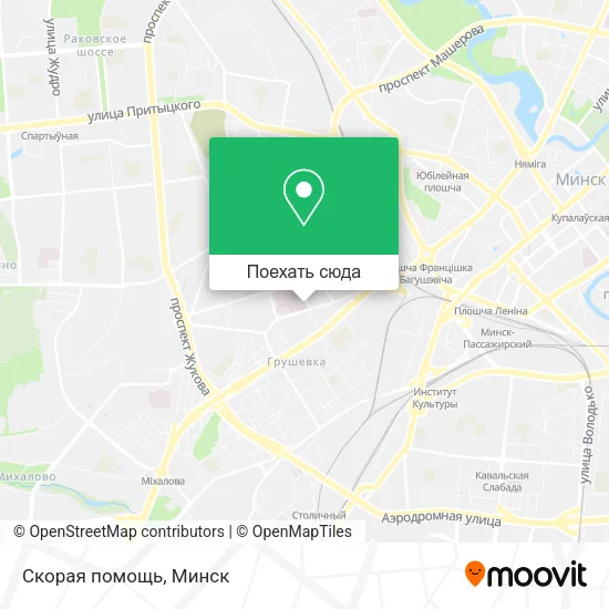 Карта Скорая помощь