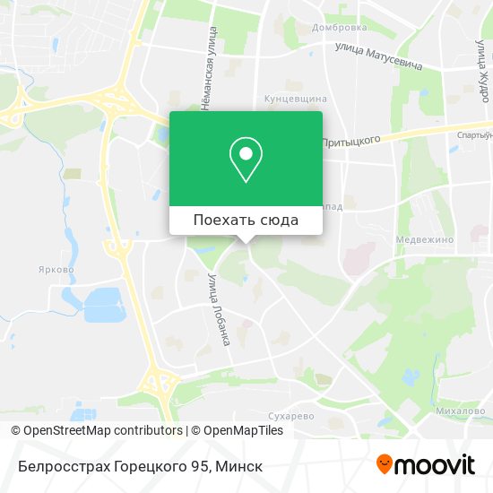 Карта Белросстрах Горецкого 95