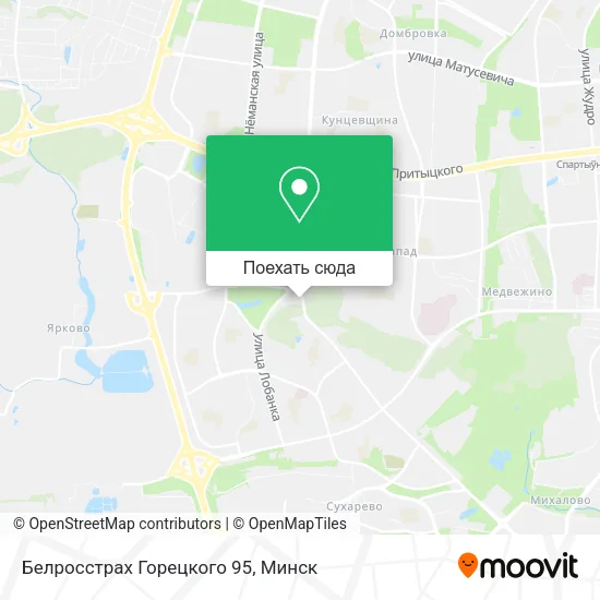 Карта Белросстрах Горецкого 95
