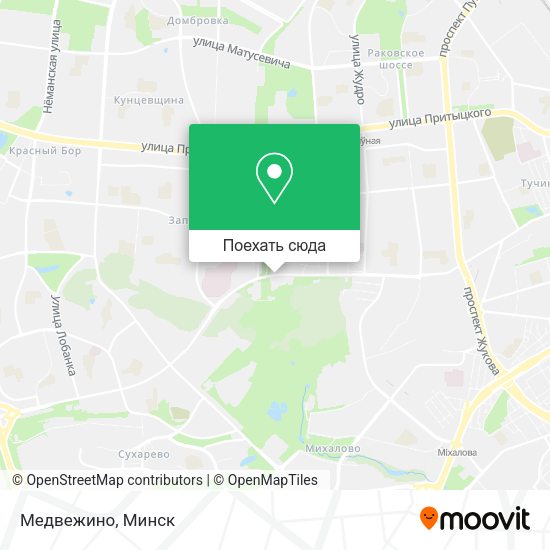 Карта Медвежино