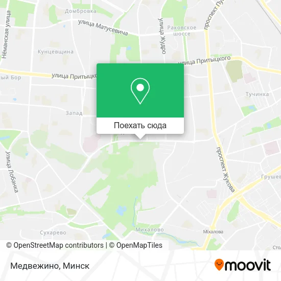 Карта Медвежино