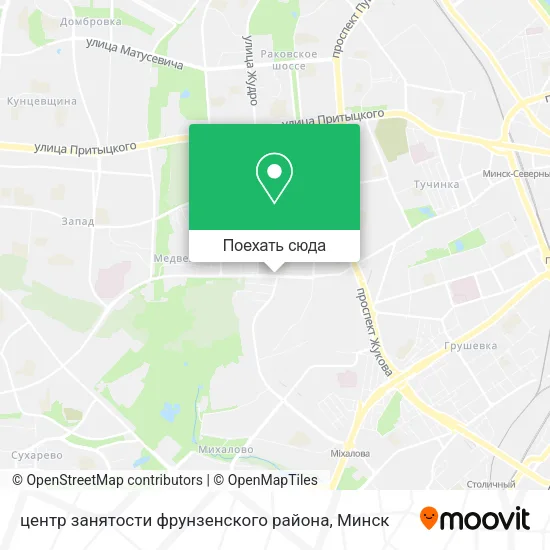 Карта центр занятости фрунзенского района
