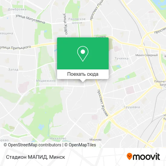 Карта Стадион МАПИД