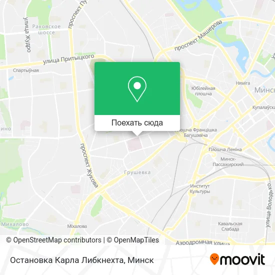 Карта Остановка Карла Либкнехта