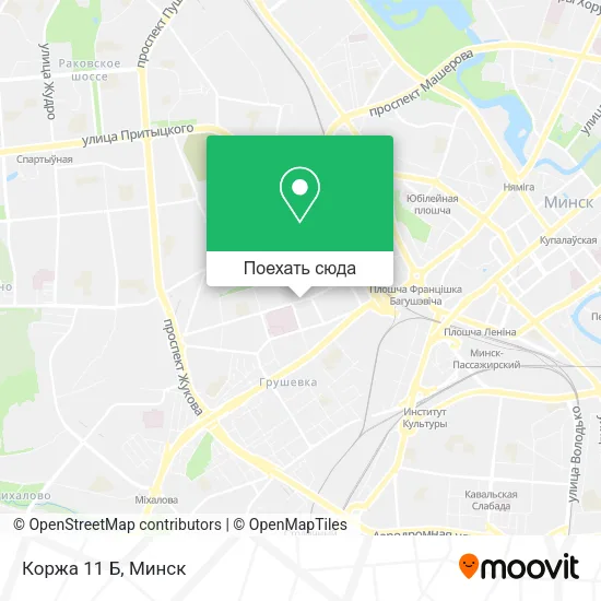Карта Коржа 11 Б