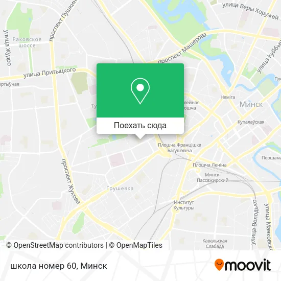 Карта школа номер 60