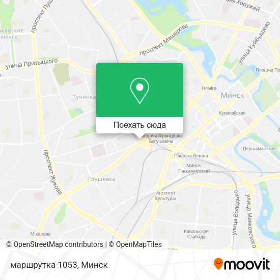 Карта маршрутка 1053