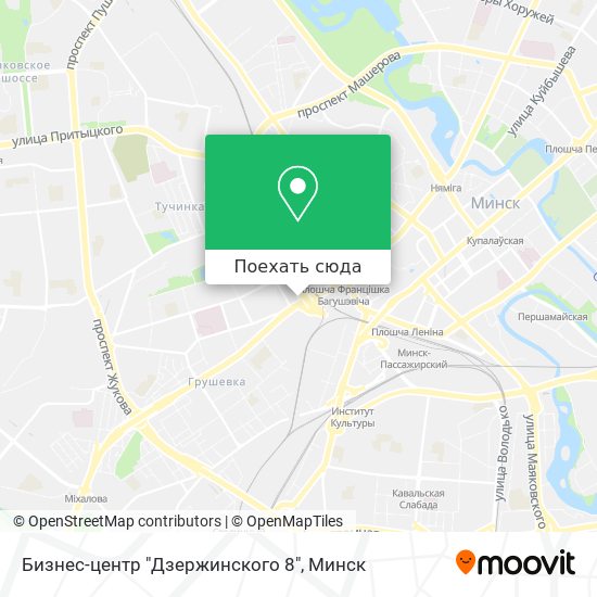Карта Бизнес-центр "Дзержинского 8"