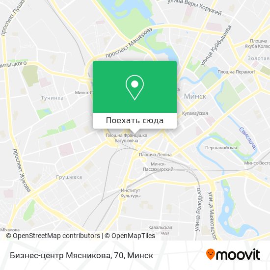 Карта Бизнес-центр Мясникова, 70