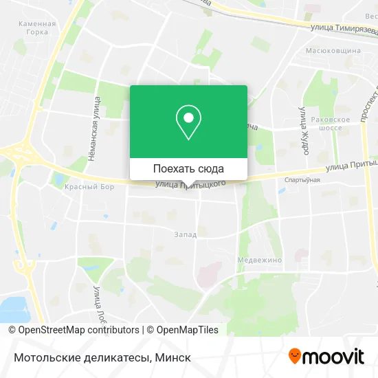 Карта Мотольские деликатесы