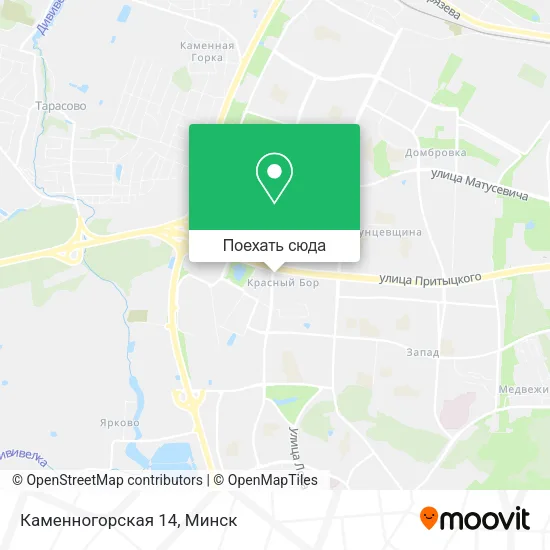 Карта Каменногорская 14