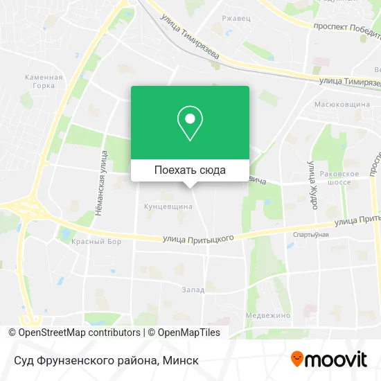 Карта Суд Фрунзенского района