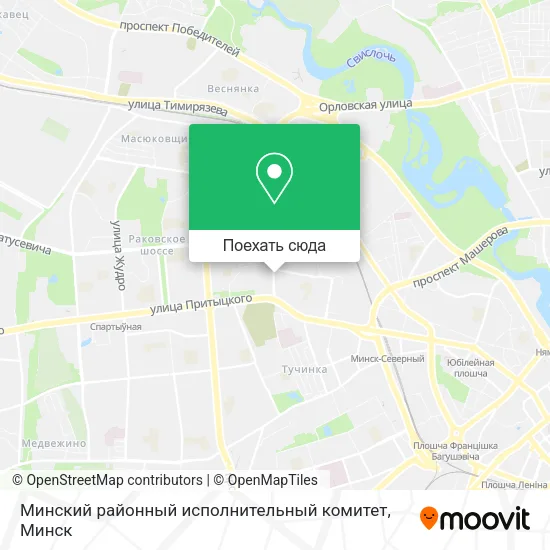 Карта Минский районный исполнительный комитет