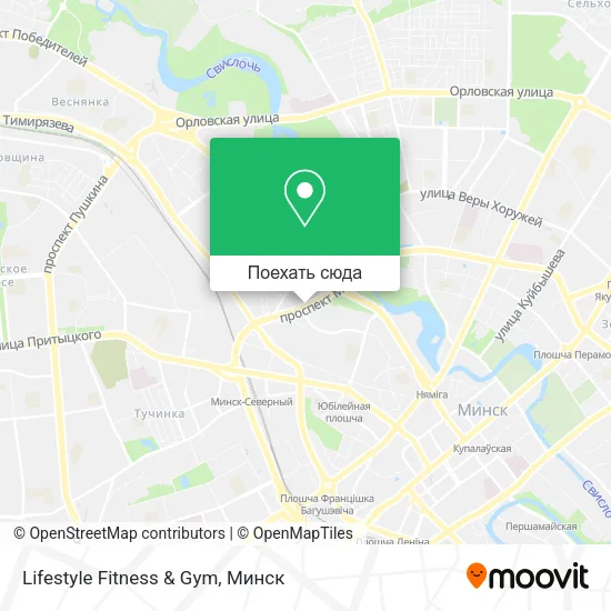 Карта Lifestyle Fitness & Gym
