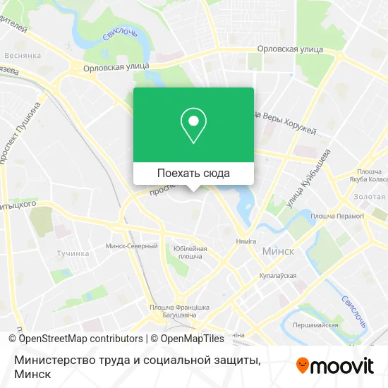 Карта Министерство труда и социальной защиты