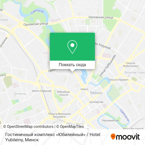 Карта Гостиничный комплекс «Юбилейный» / Hotel Yubileiny