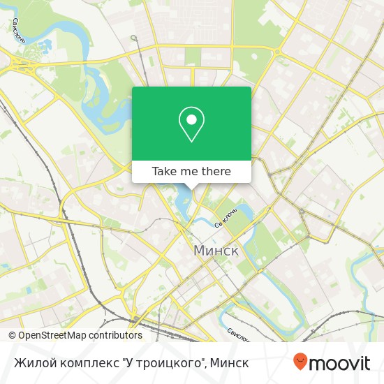 Карта Жилой комплекс "У троицкого"