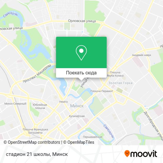 Карта стадион 21 школы