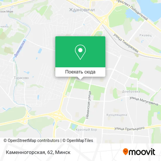 Карта Каменногорская, 62