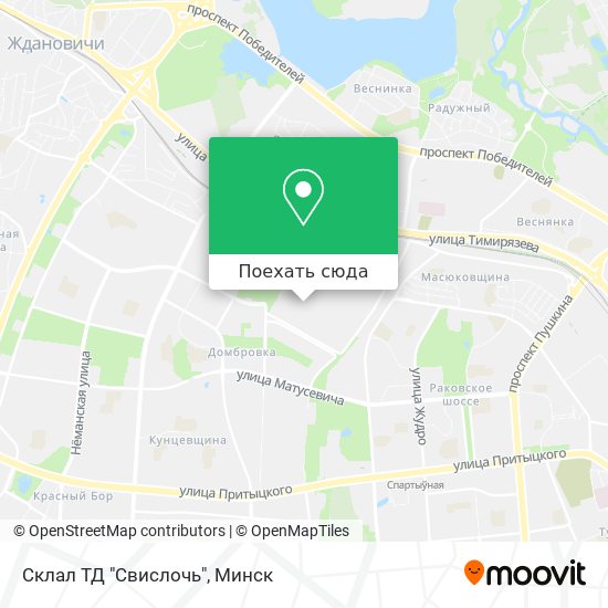 Карта Склал ТД "Свислочь"