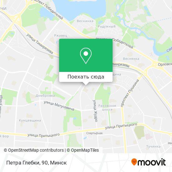 Карта Петра Глебки, 90