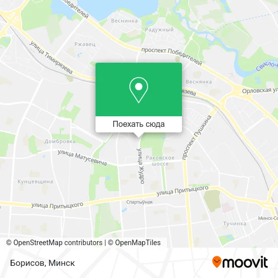 Карта Борисов