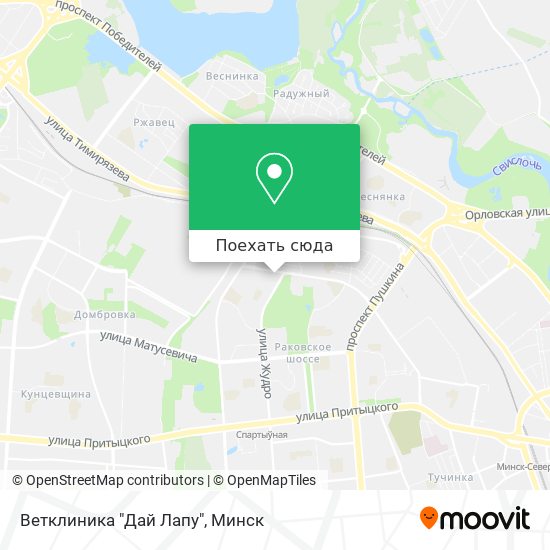 Карта Ветклиника "Дай Лапу"