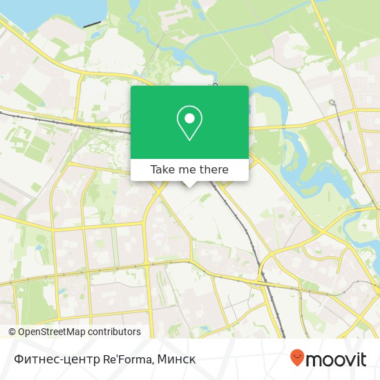 Карта Фитнес-центр Re'Forma