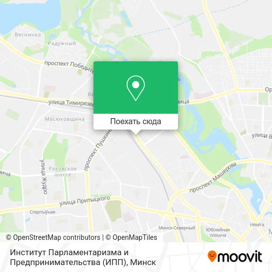 Карта Институт Парламентаризма и Предпринимательства (ИПП)