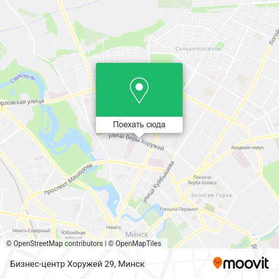 Карта Бизнес-центр Хоружей 29