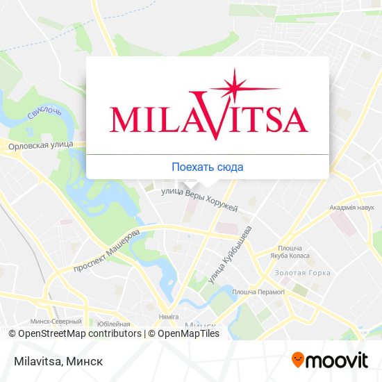 Карта Milavitsa