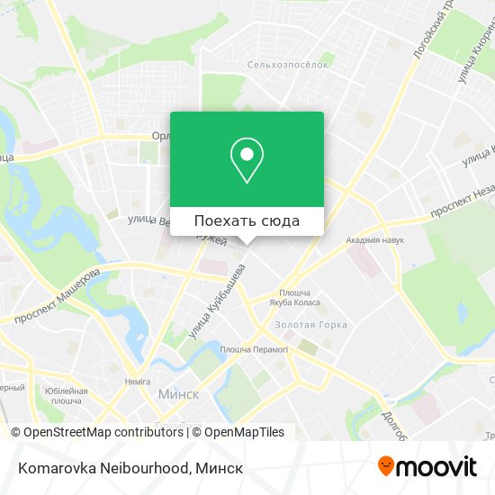 Карта Komarovka Neibourhood