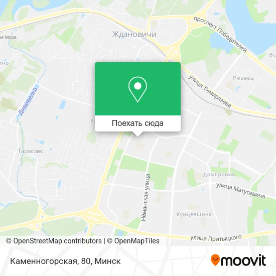 Карта Каменногорская, 80
