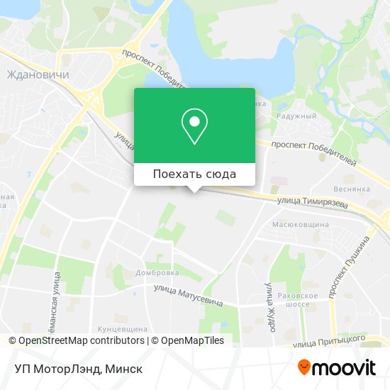 Карта УП МоторЛэнд