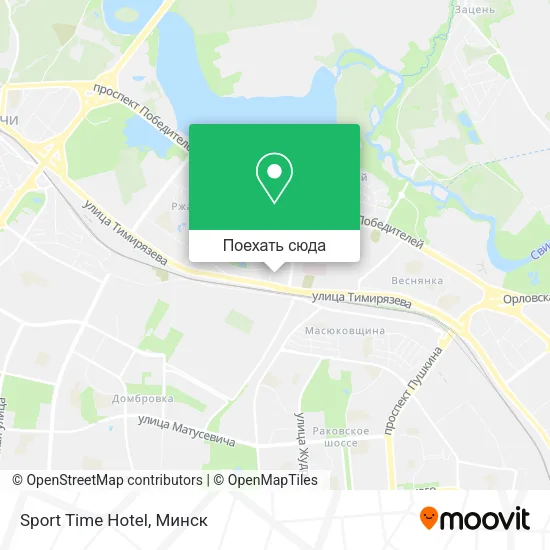 Карта Sport Time Hotel