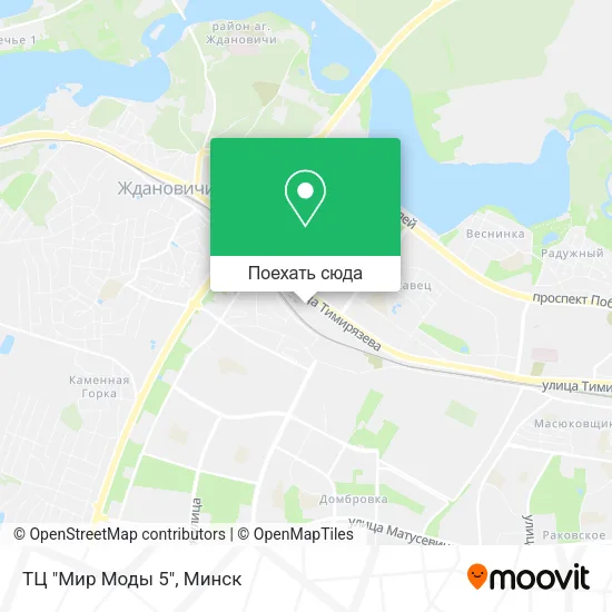 Карта ТЦ "Мир Моды 5"