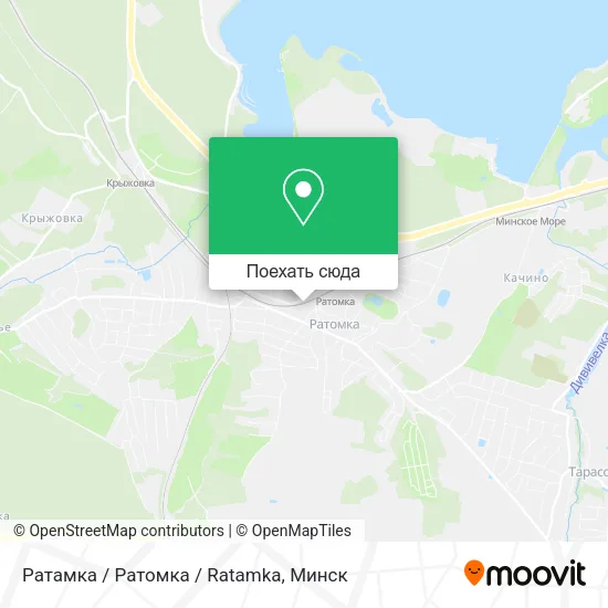 Карта Ратамка / Ратомка / Ratamka