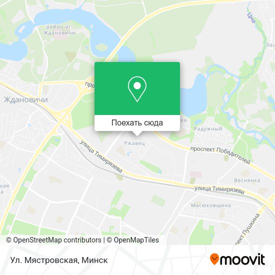 Карта Ул. Мястровская