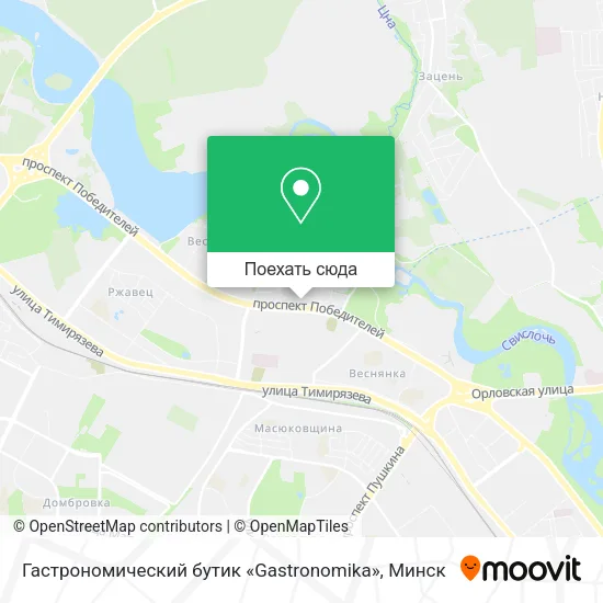 Карта Гастрономический бутик «Gastronomika»