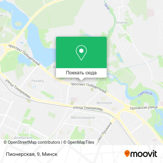Карта Пионерская, 9