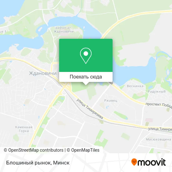 Карта Блошиный рынок