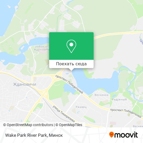 Карта Wake Park River Park
