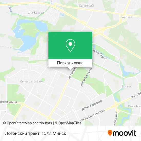 Карта Логойский тракт, 15/3