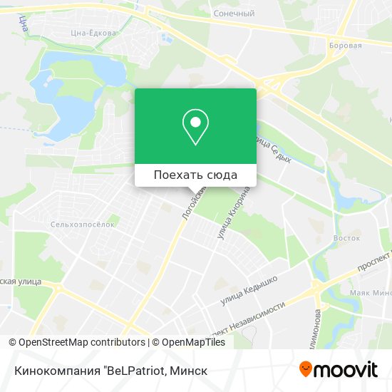 Карта Кинокомпания "BeLPatriot