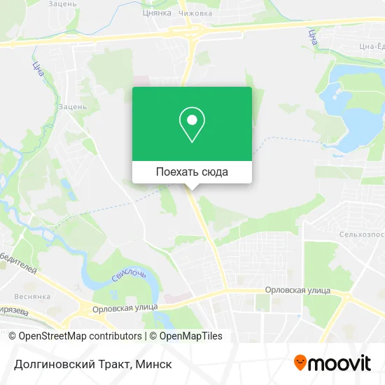 Карта Долгиновский Тракт