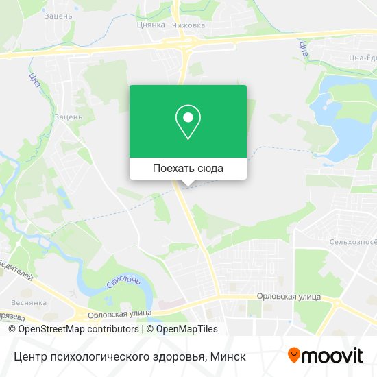 Карта Центр психологического здоровья