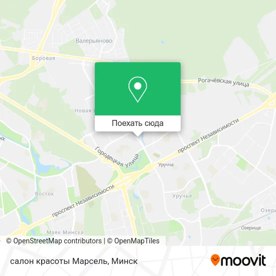 Карта салон красоты Марсель