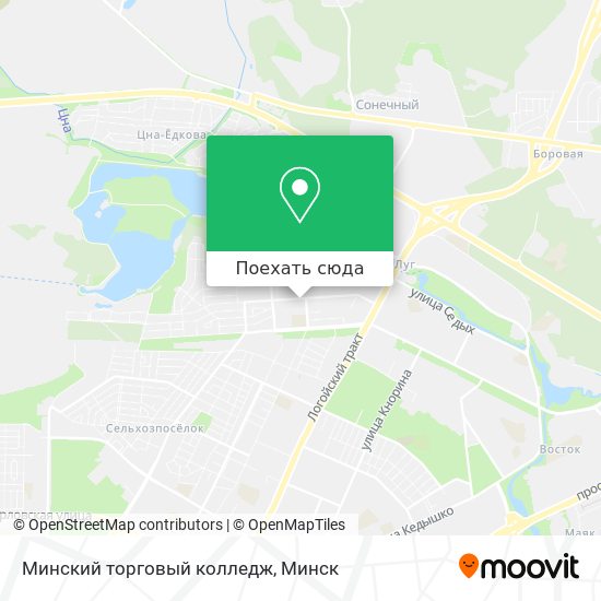 Карта Минский торговый колледж