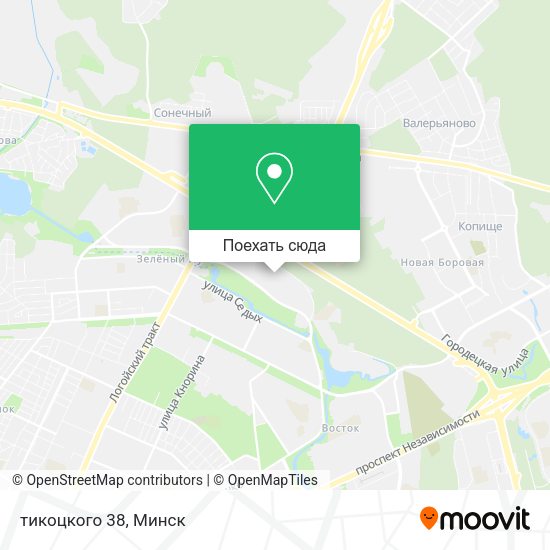 Карта тикоцкого 38