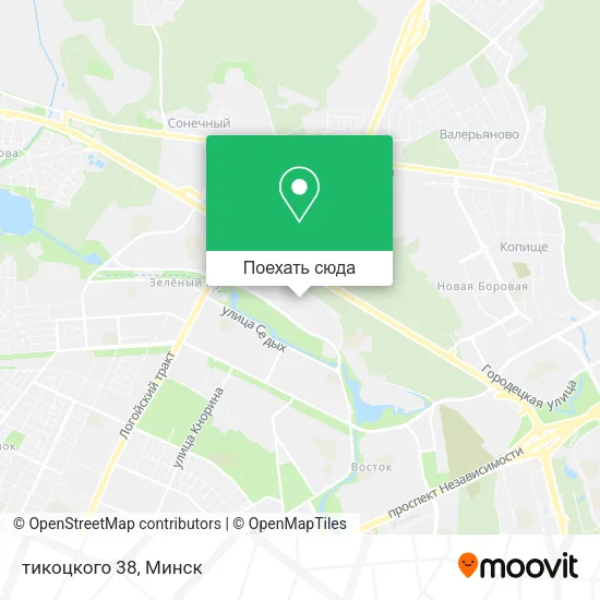 Карта тикоцкого 38
